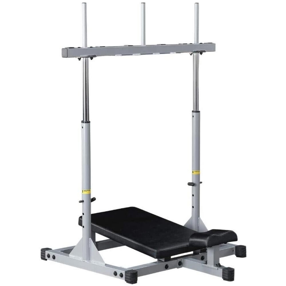 Adjustable Squat Rack with Bench